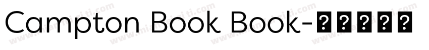Campton Book Book字体转换